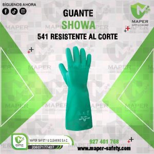 GUANTE SHOWA 727 DE 13″ RESISITENTE A QUÍMICOS