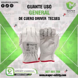GUANTE USO GENERAL DE CUERO DRIVER  TECSEG