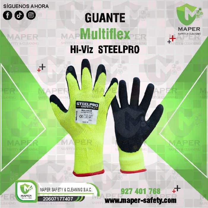 Guante Multiflex Hi-Viz STEELPRO