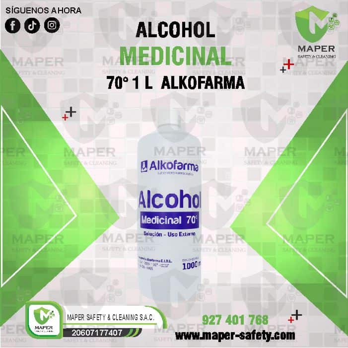 ALCOHOL MEDICINAL 70° 1 L ALKOFARMA