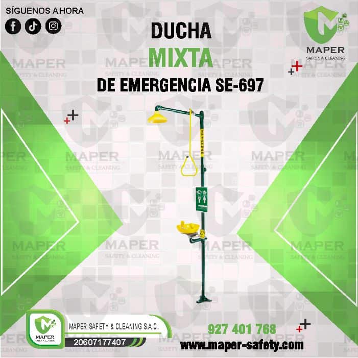 DUCHA MIXTA DE EMERGENCIA SE-697