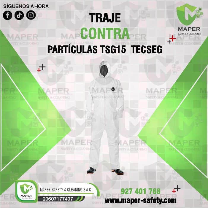 TRAJE CONTRA PARTÍCULAS TSG15 TECSEG