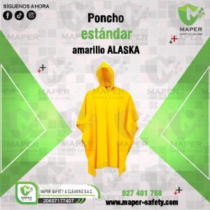 Poncho estándar amarillo ALASKA