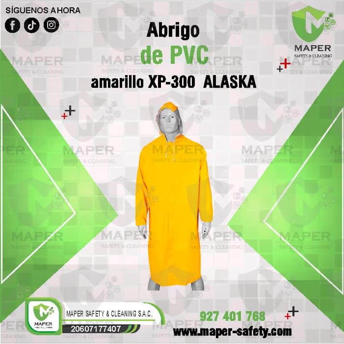 Abrigo de PVC amarillo XP-300 ALASKA