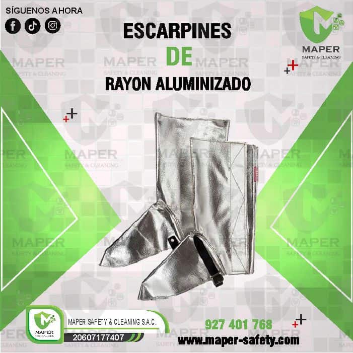 ESCARPINES DE RAYON ALUMINIZADO