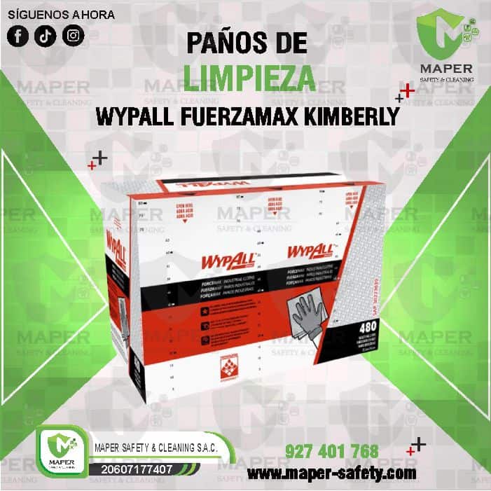 PAÑOS DE LIMPIEZA WYPALL FUERZAMAX KIMBERLY