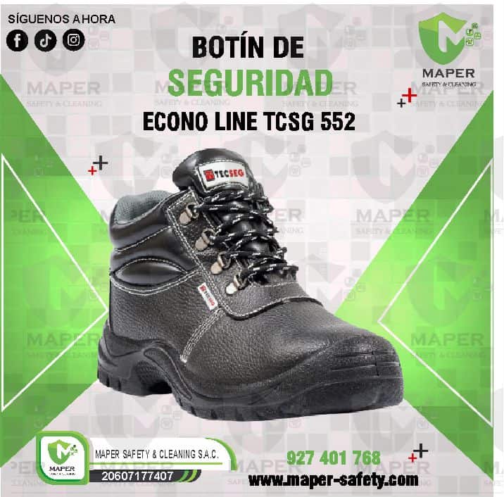 BOTÍN DE SEGURIDAD ECONO LINE TCSG 552