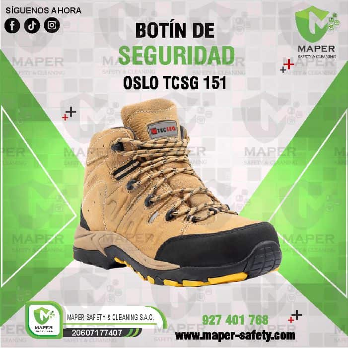 BOTÍN DE SEGURIDAD OSLO TCSG 151