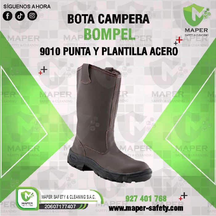 BOTA CAMPERA BOMPEL 9010 PUNTA Y PLANTILLA ACERO