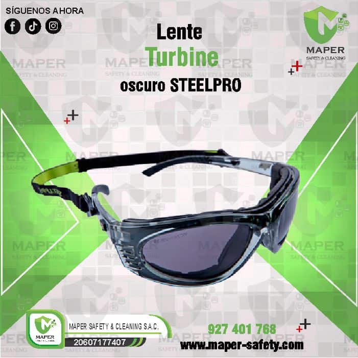 Lente Turbine oscuro STEELPRO