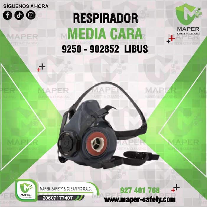 RESPIRADOR MEDIA CARA 9250 - 902852 LIBUS