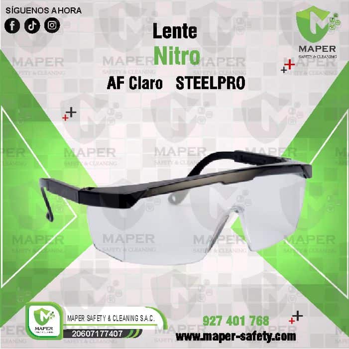 Lente Nitro AF Claro STEELPRO