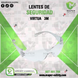 LENTES DE SEGURIDAD - VIRTUA 3M