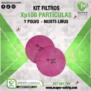 KIT FILTROS XP100 PARTÍCULAS Y POLVO  - 902075 LIBUS