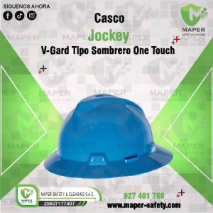 Casco Jockey V-Gard Tipo Sombrero One Touch