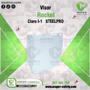 Visor Rocket Claro I-1   STEELPRO